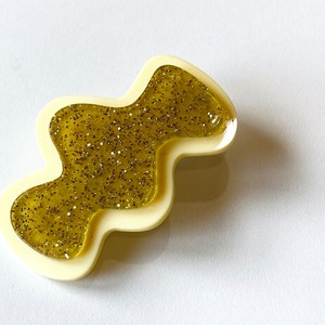 Hani clip gold yellow