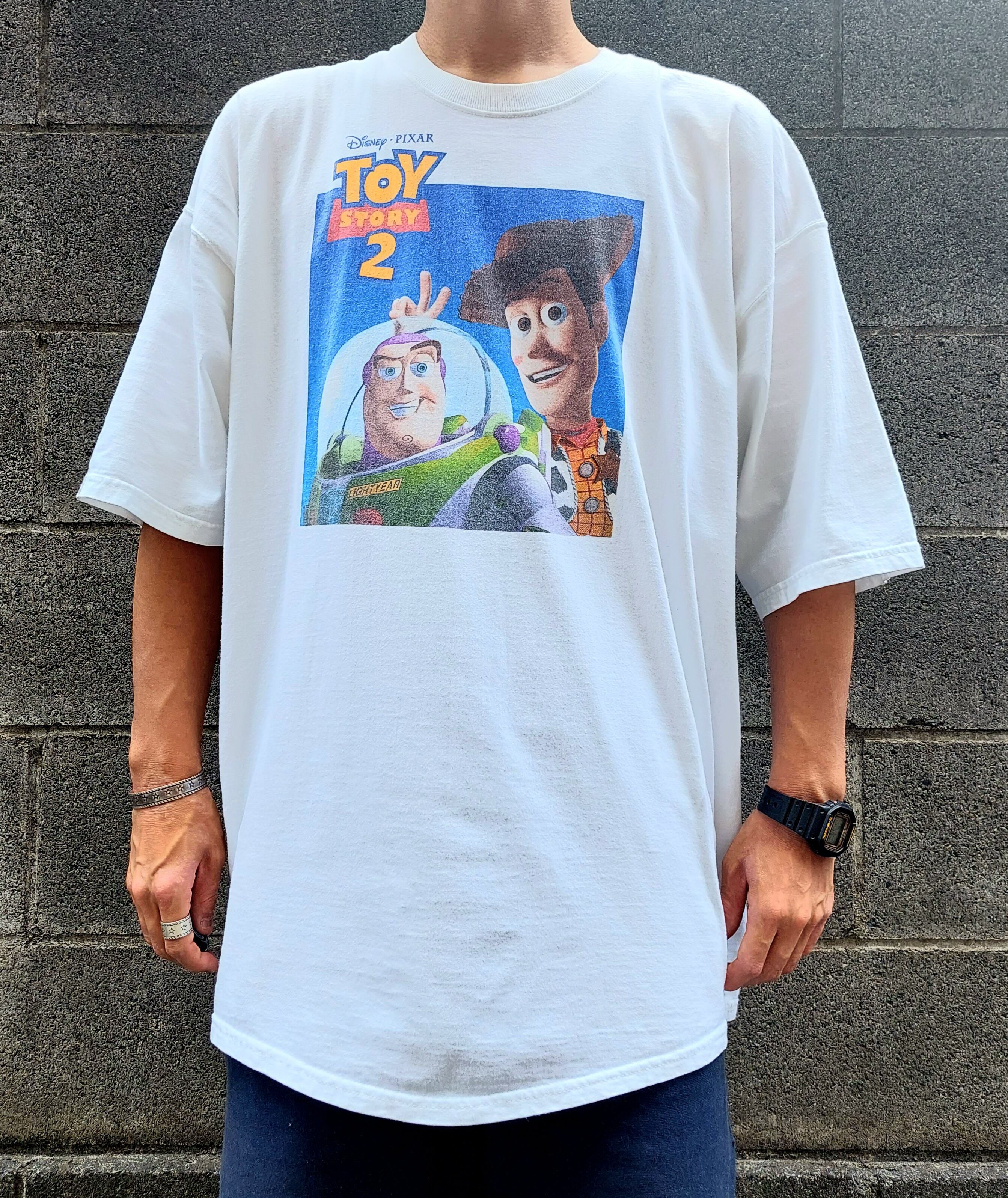 トイストーリー2 キャストメンバー 半袖Tシャツ ヴィンテージ M-