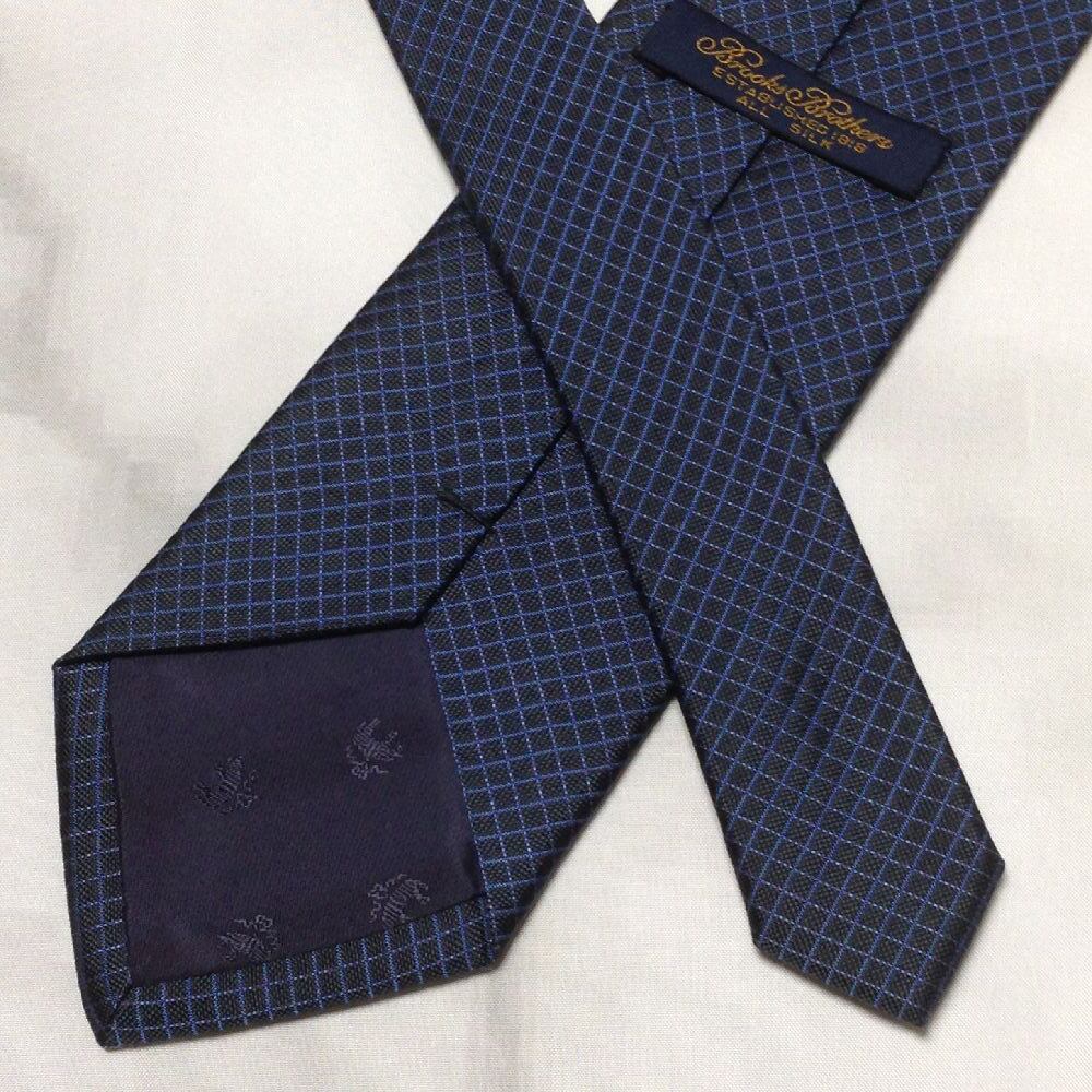 ブルックスブラザーズ BROOKS BROTHERS 微光沢 ネクタイ シルク100
