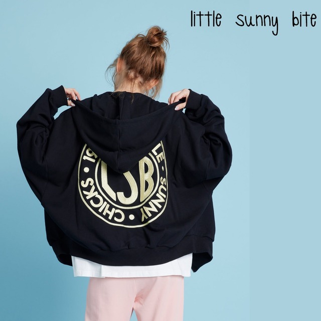 【Little sunny bite】LSB logo zip parker