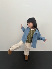 韓国子供服 / Digreen / 26Autumn / denim shirt / シャツ *S~XXL*