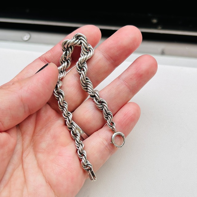 ヴィンテージ VINTAGE 925 シルバー ホース ビット バングル（メキシコ 