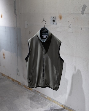 1990s~ vintage "Zegna Sport" designed high neck fleece zip vest