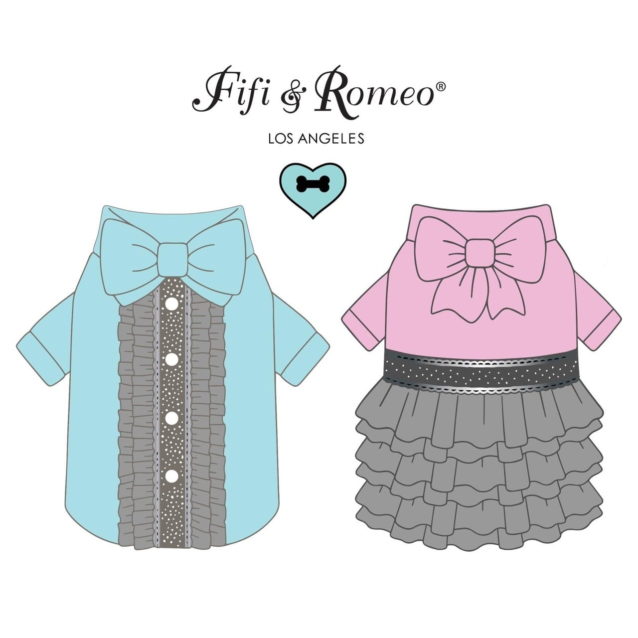 Fifi&Romeo フィフィ&ロメオ レースワンピ ピンクM 即納【Fifi&Romeo】ベロアレースドレス ピンク | 犬の生活オンライン