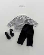 BONITO 26/SS トミーストライプカラーカットソー