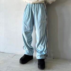 -baby phat- sideline wide velours pants