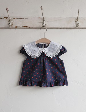 予約：Libby collar blouse〔puella FLO〕
