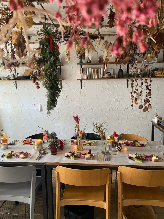 flower littleお花教室【クリスマス飾り作り】10:30の会/17:00の会