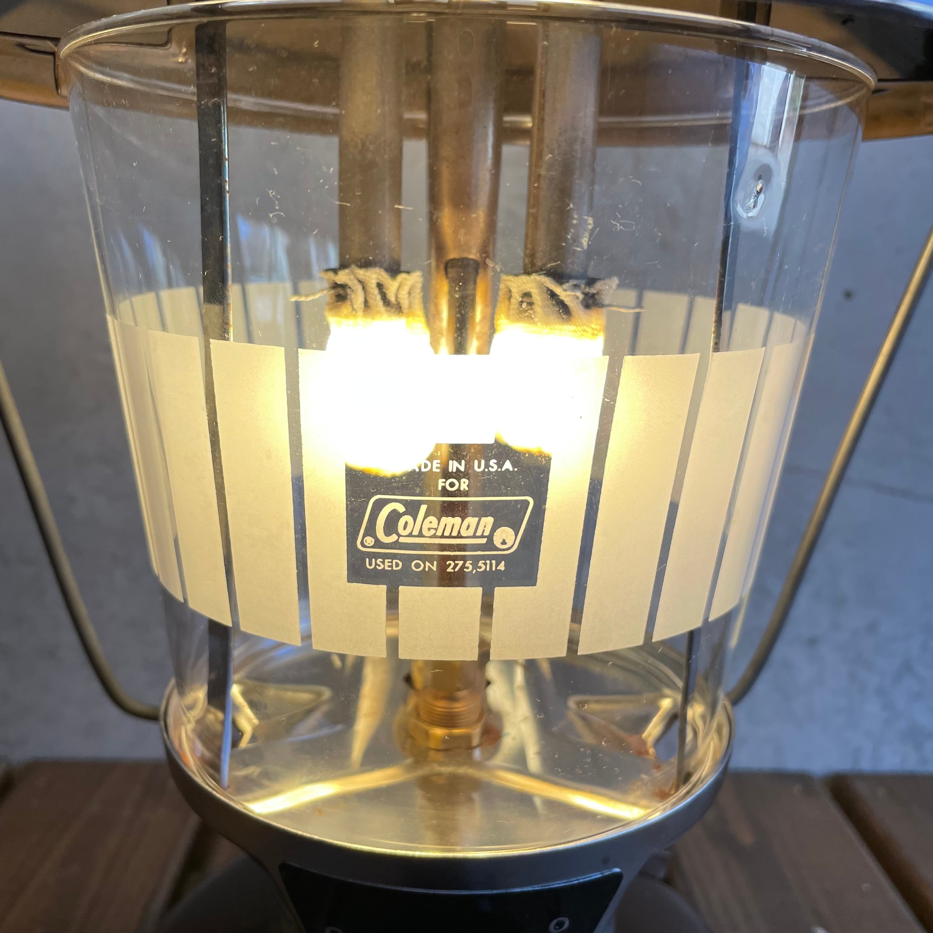 コールマン 275A 1982年2月製造 ブラウン ツーマントル ランタン