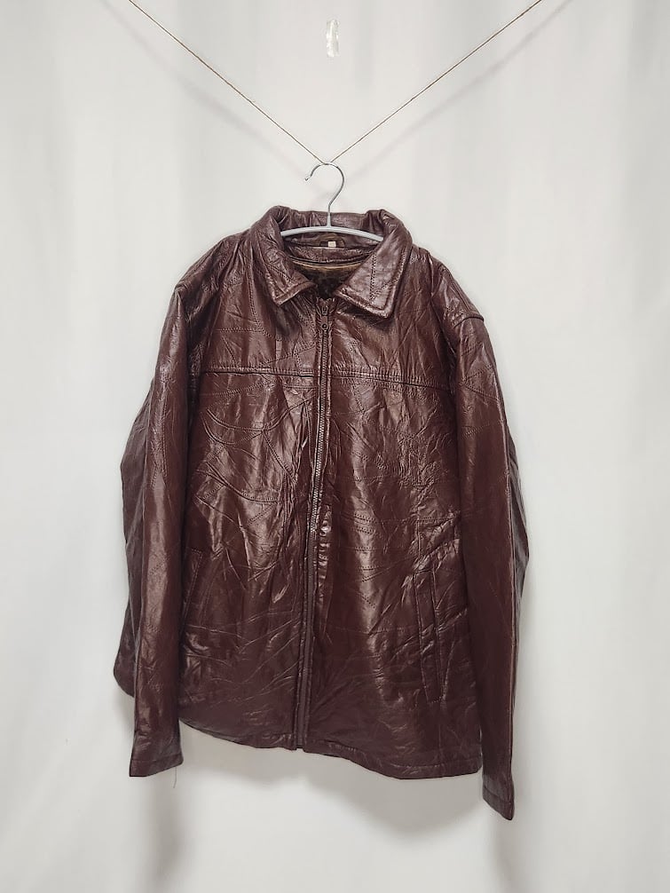 名品 フランス ビンテージ レザー コルビジェ ジャケット L〜XL