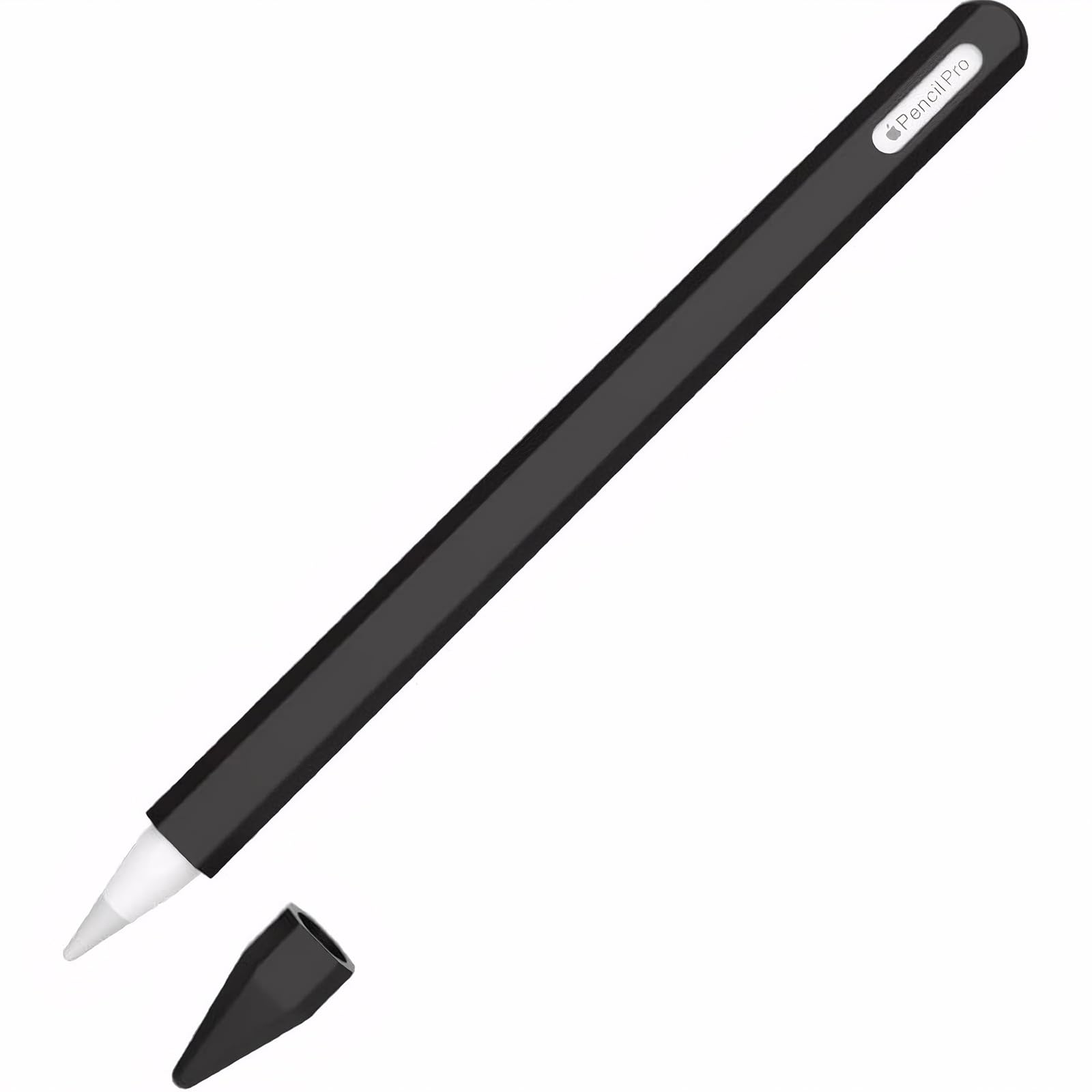 【人気】T Tersely For Apple Pencil Pro 2024用/ Apple pencil 第2世代用 アップルペンシルケース シリコン アップルペンシルカバー シリコン保護ケース かわいい 鉛筆 デザイン 握りやすい 滑り止め グリップ 柔らかい アップルペンシルプロ/アップルペンシル第2世代対応 (ブラック)