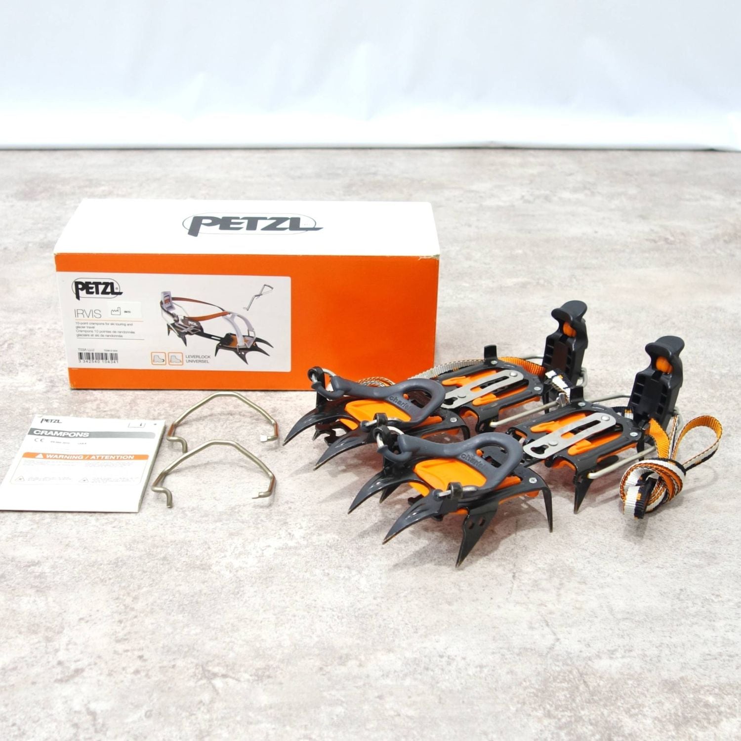 ペツル PETZL IRVIS T03A LLU イルビス 10本爪 クランポン レバーロック ユニバーサル アイゼン アウトドア ペツル PETZL IRVIS T03A LLU イルビス 10本爪 クランポン レバー