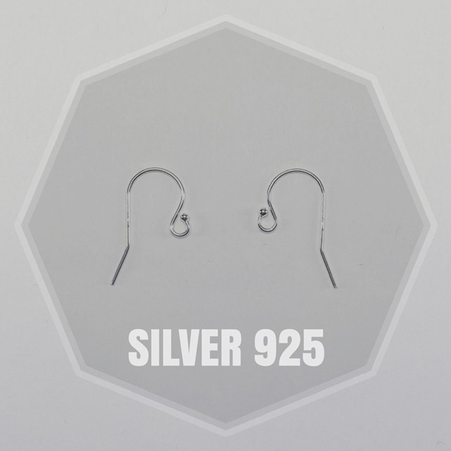 ［アレルギーフリー］PIERCE PARTS -SILVER 925-