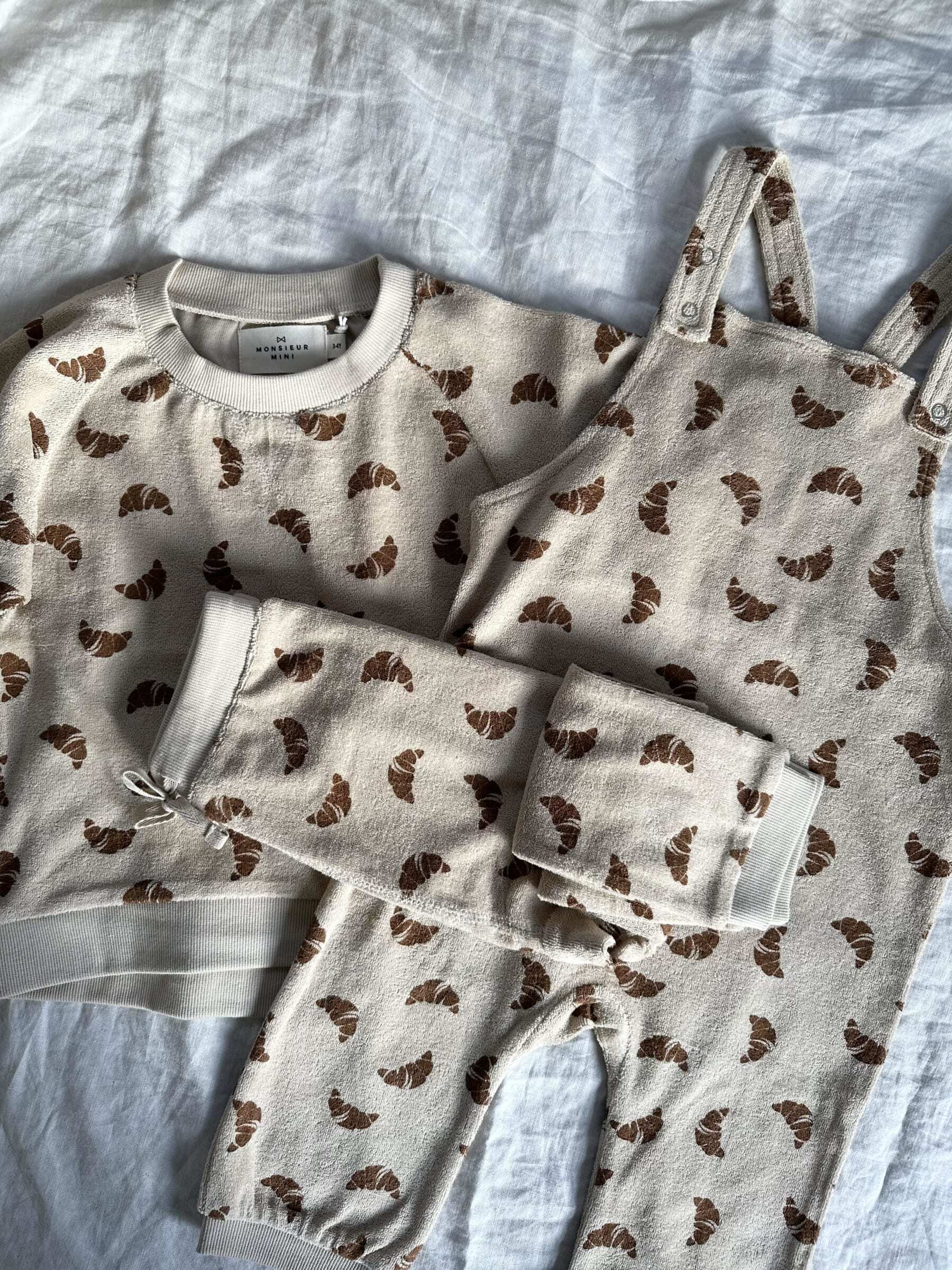 MONSIEUR MINI / Sweatshirt Terry croissant | Pay ID