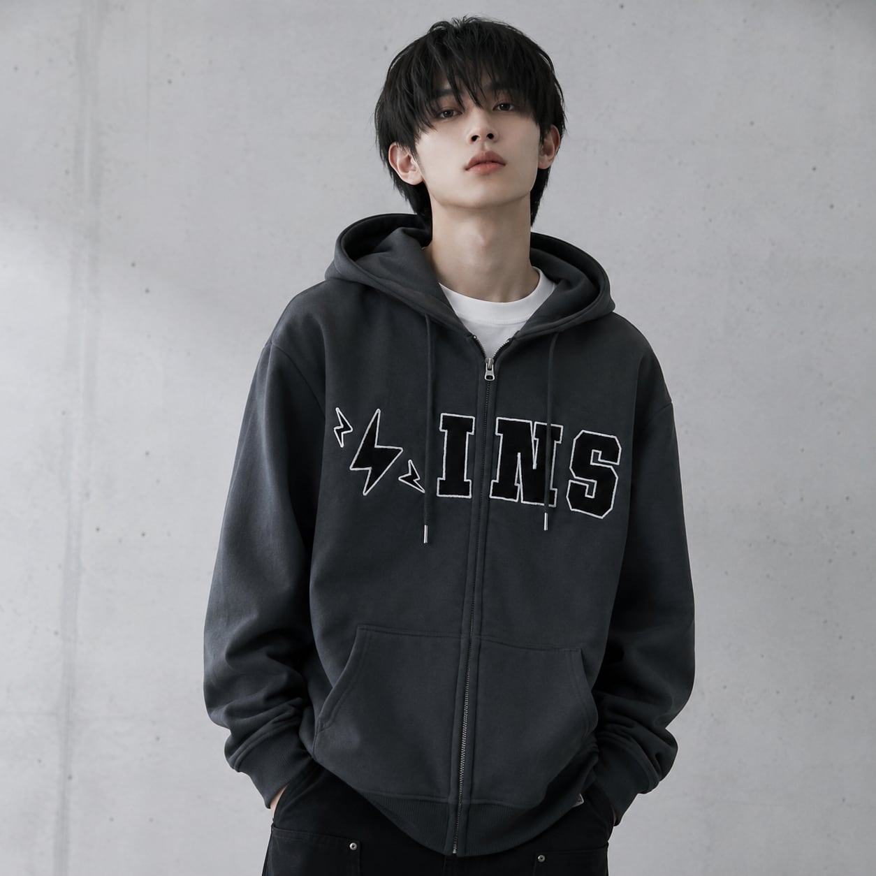 Big Logo Zip Hoodie 0001