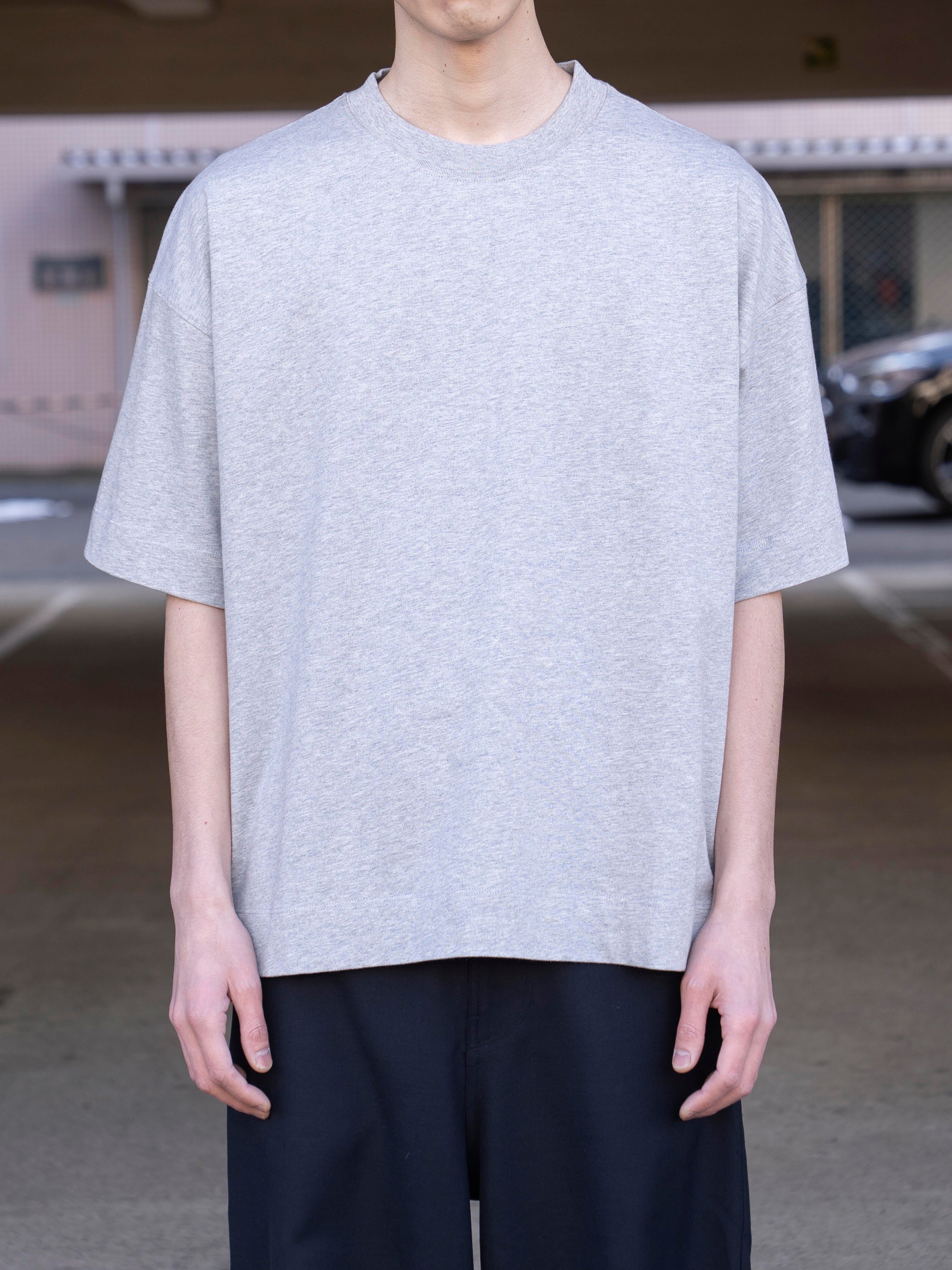 お問い合わせ商品> DRIES VAN NOTEN OVERSIZED FIT SS.T-SHIRTS GREY
