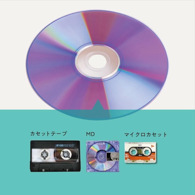 CDダビング（音声原盤　カセットテープ・マイクロカセット・MD）はこちら。