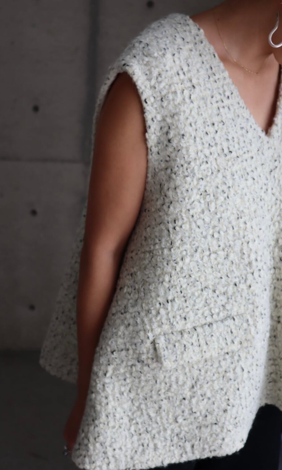 ella_selectshop chocochip boa jacket