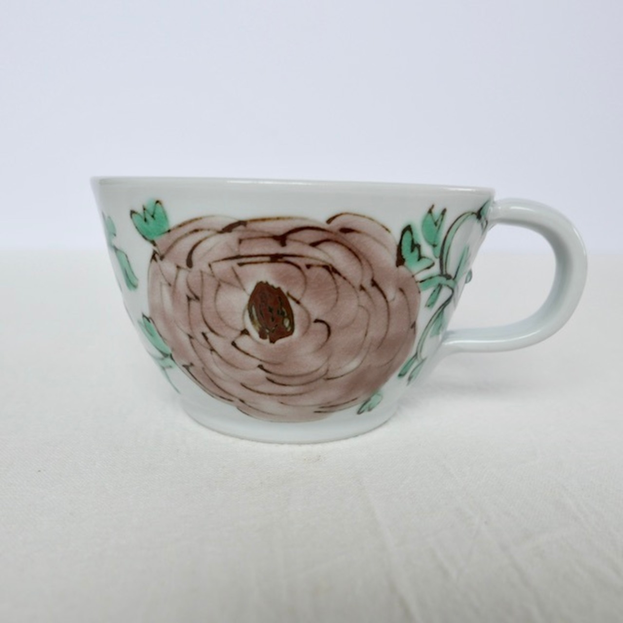 村田菜穂美作　丸型スープマグ　「ラナンキュラス」［2104130000843］