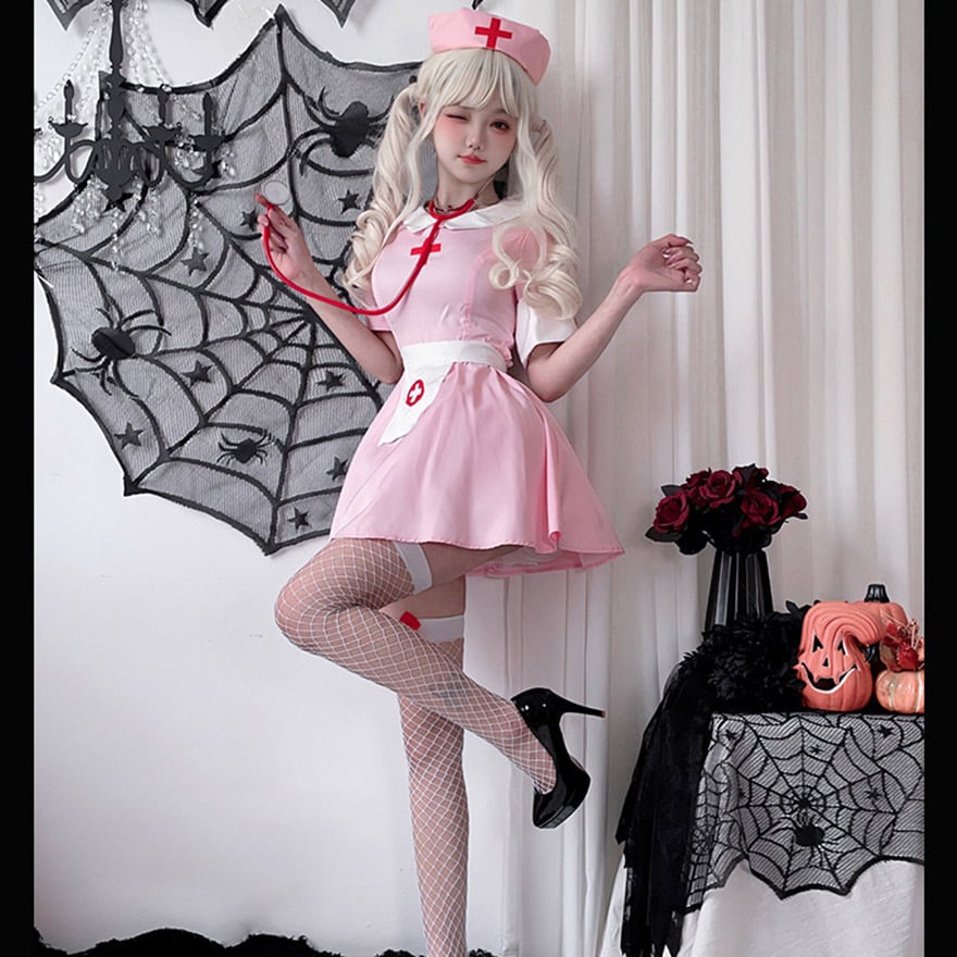 ゴスロリ通販 With U ハロウィン 地雷服 メイドワンピ 地雷系