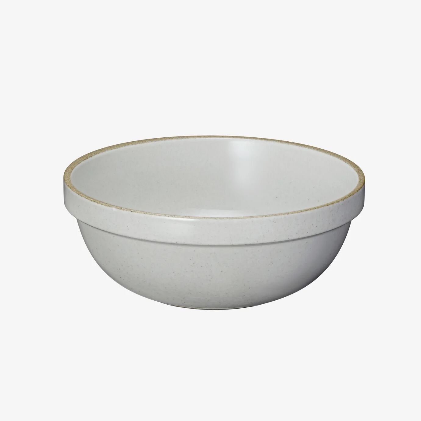Hasami Porcelain (ハサミポーセリン) Round Bowl (Clear / グレー) 【185×72】HPM049