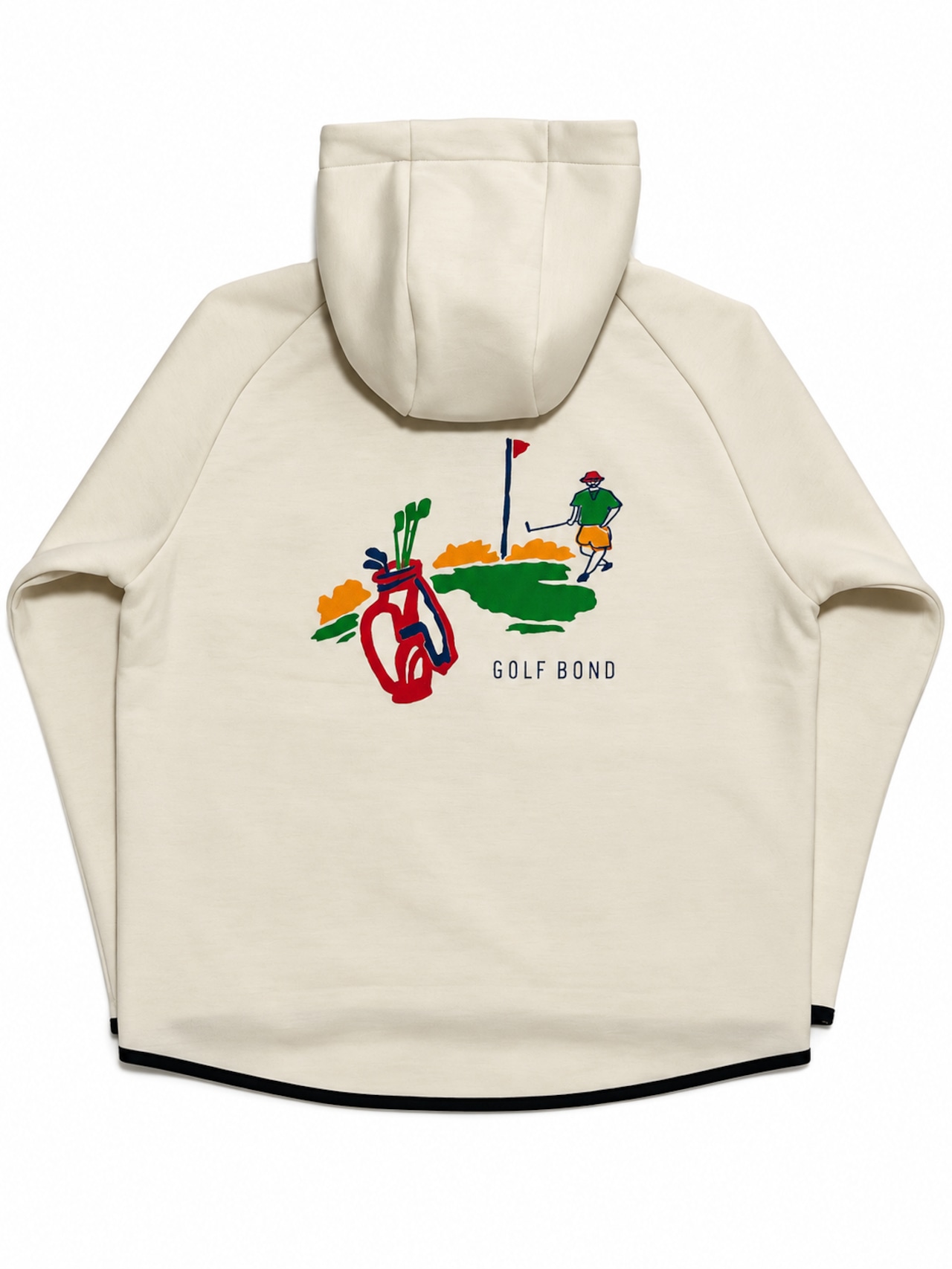 BOND BOY TECK ZIP HOODIE O.WHITE【PRE ORDER】