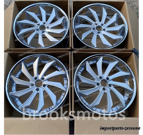 22インチ 新品コンケーブスタイルホイール レンジローバー ボーグ 22x10.5 オフセット 40 -BRN-11996