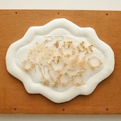 3,4月限定カラー 「シャンパンゴールドシリーズ」 結わい(小)イヤカフ