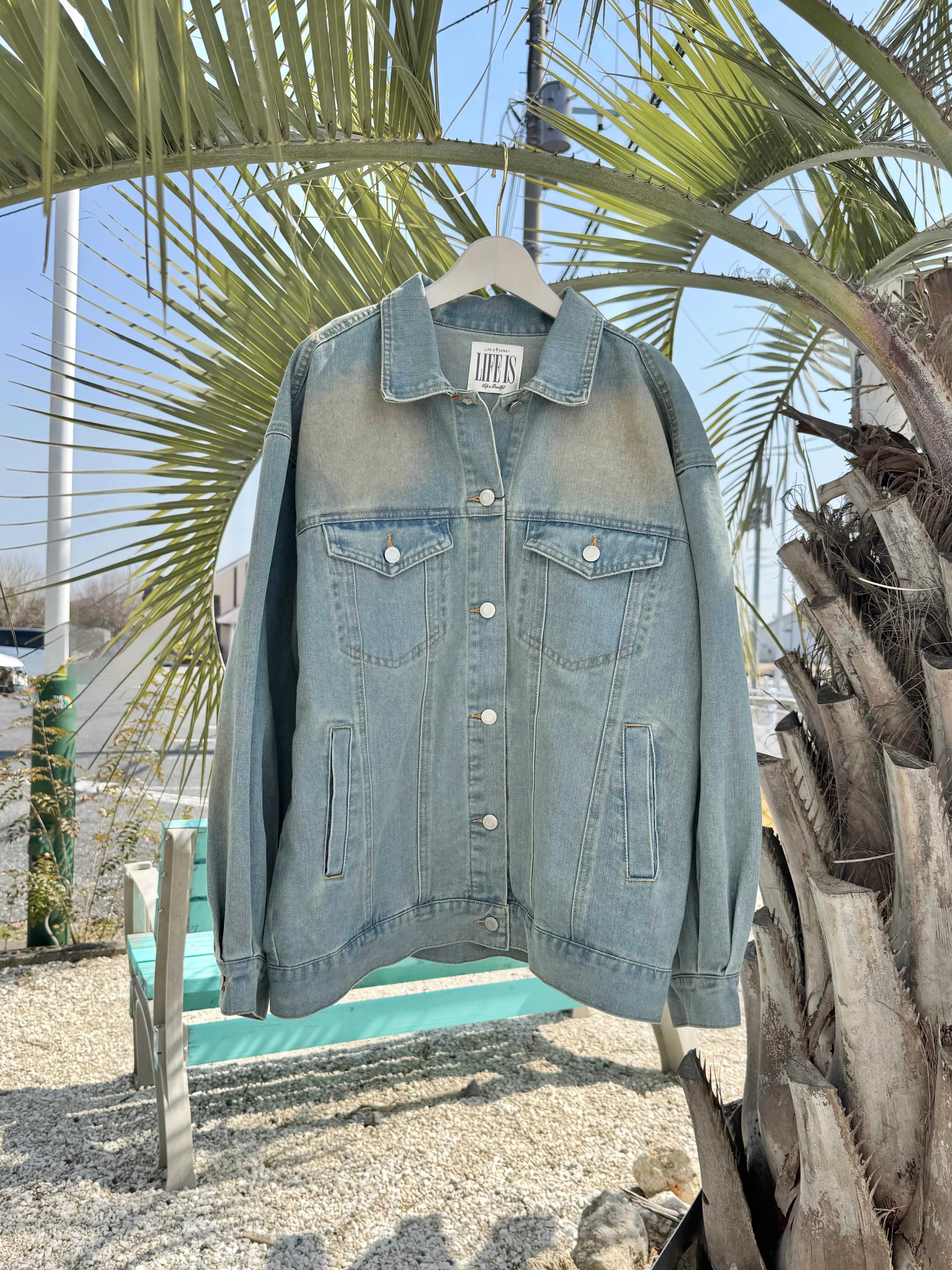 【mapuaコラボパッチ】レディースデニムジャケット ¥8,600(9,460)