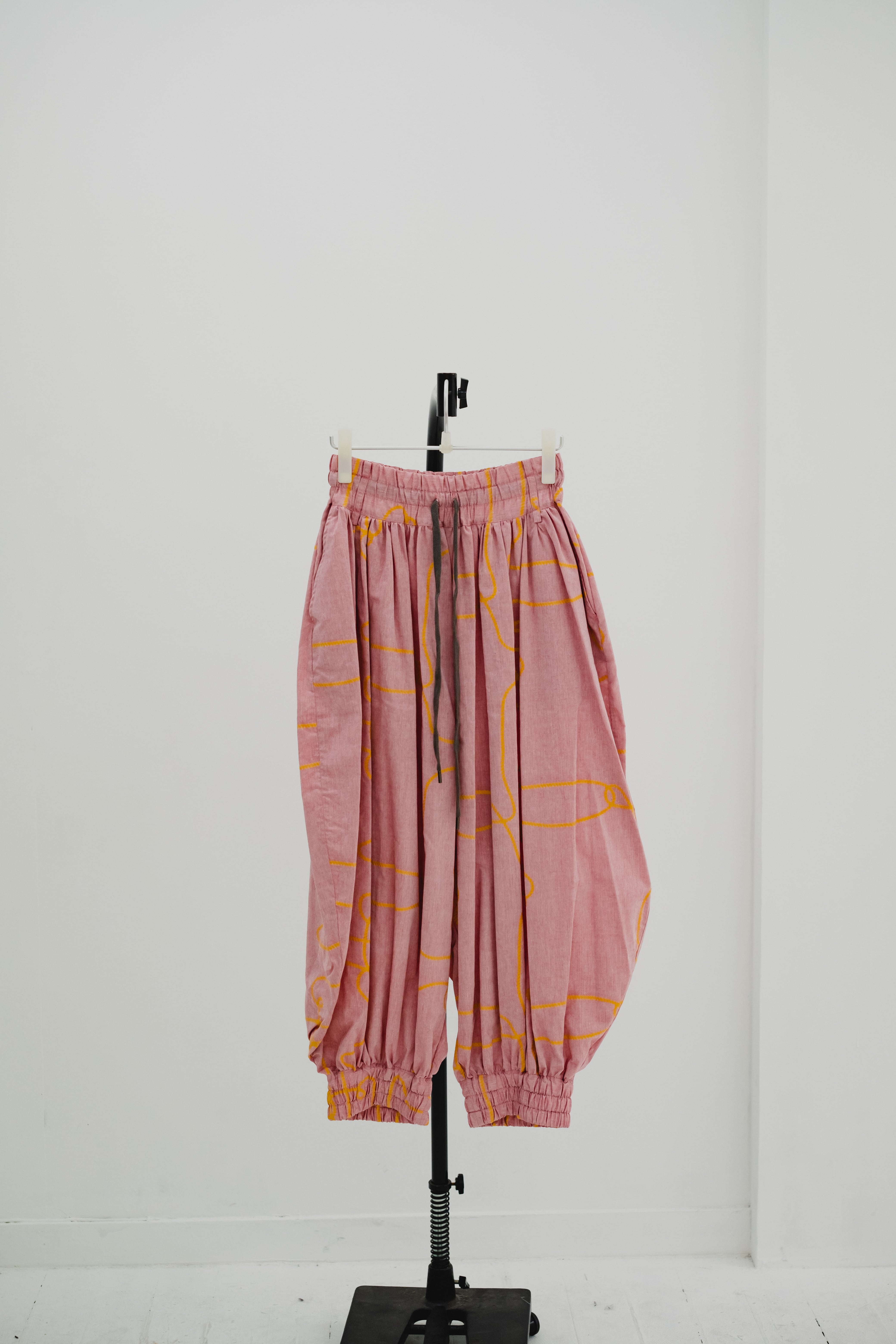 【RADIO EVA】円環rope jacquard gather pants RADIO EVA】円環rope jacquard gather pants