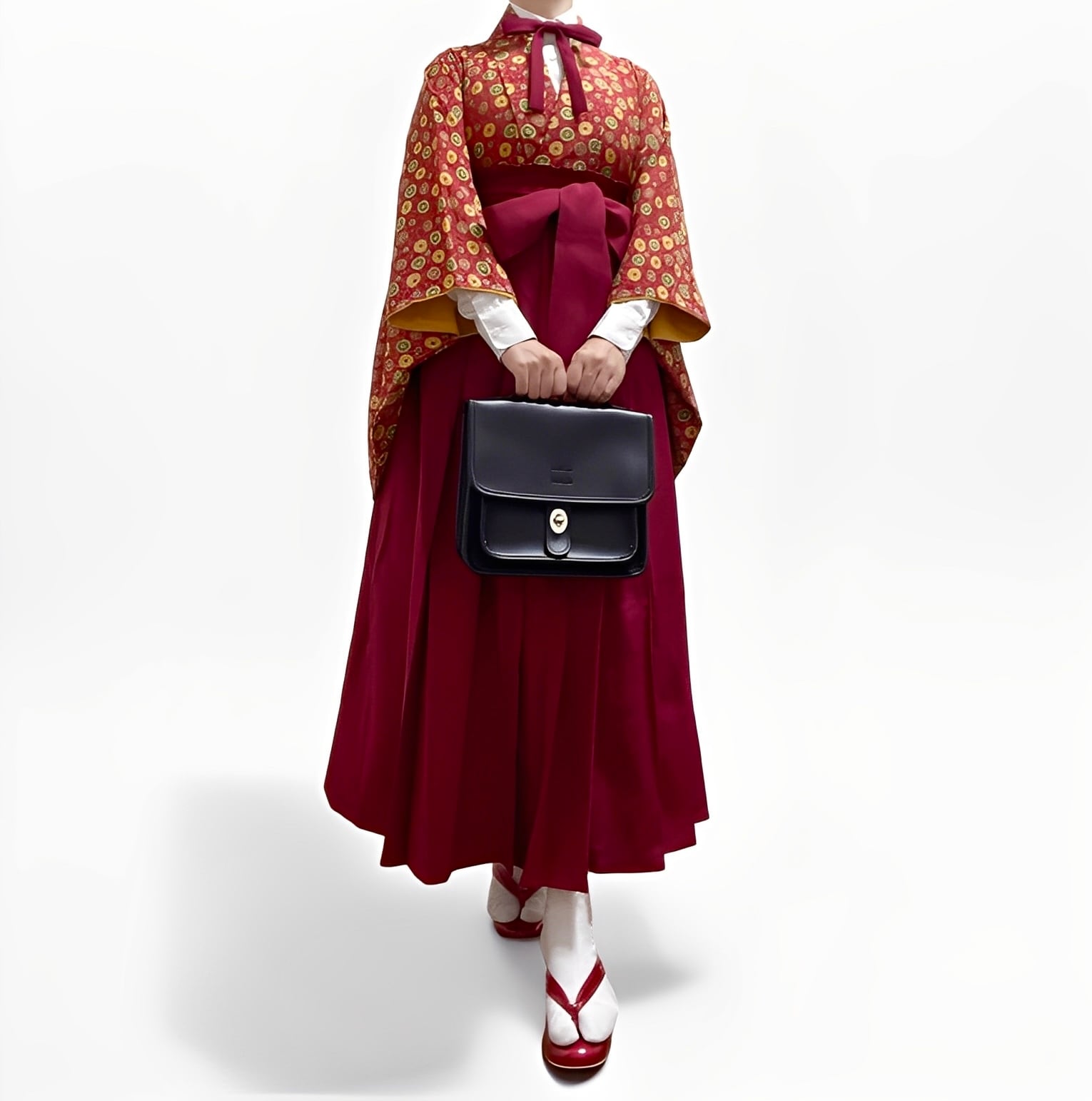 袴スカート ワインレッド | MISAMARU