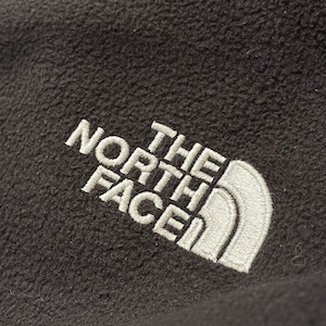 【THE NORTH FACE】フリースジャケット 中間着 ワンポイントロゴ 刺繍ロゴ バックロゴ ジップアップ フルジップ XL相当 ノースフェイス US古着