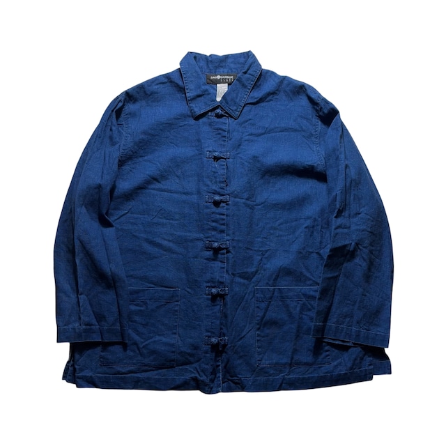 vintage 1990’s SAG HARBOR indigo linen China jacket