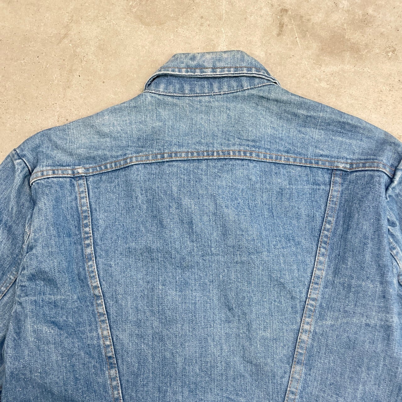 70年代 USA製 Wrangler ラングラー デニムジャケット 三角タグ メンズ  