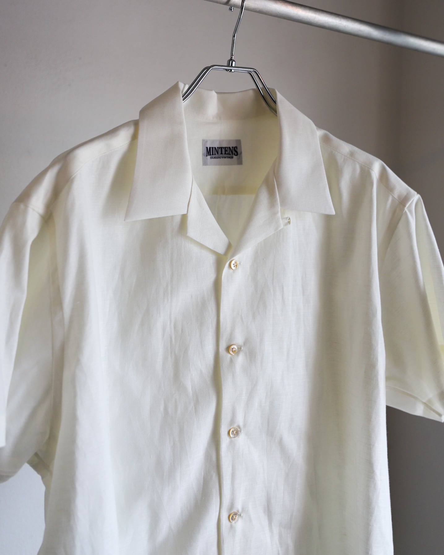 新品】MINTENS 1950s vintage linen shirts made in Italian fabrics