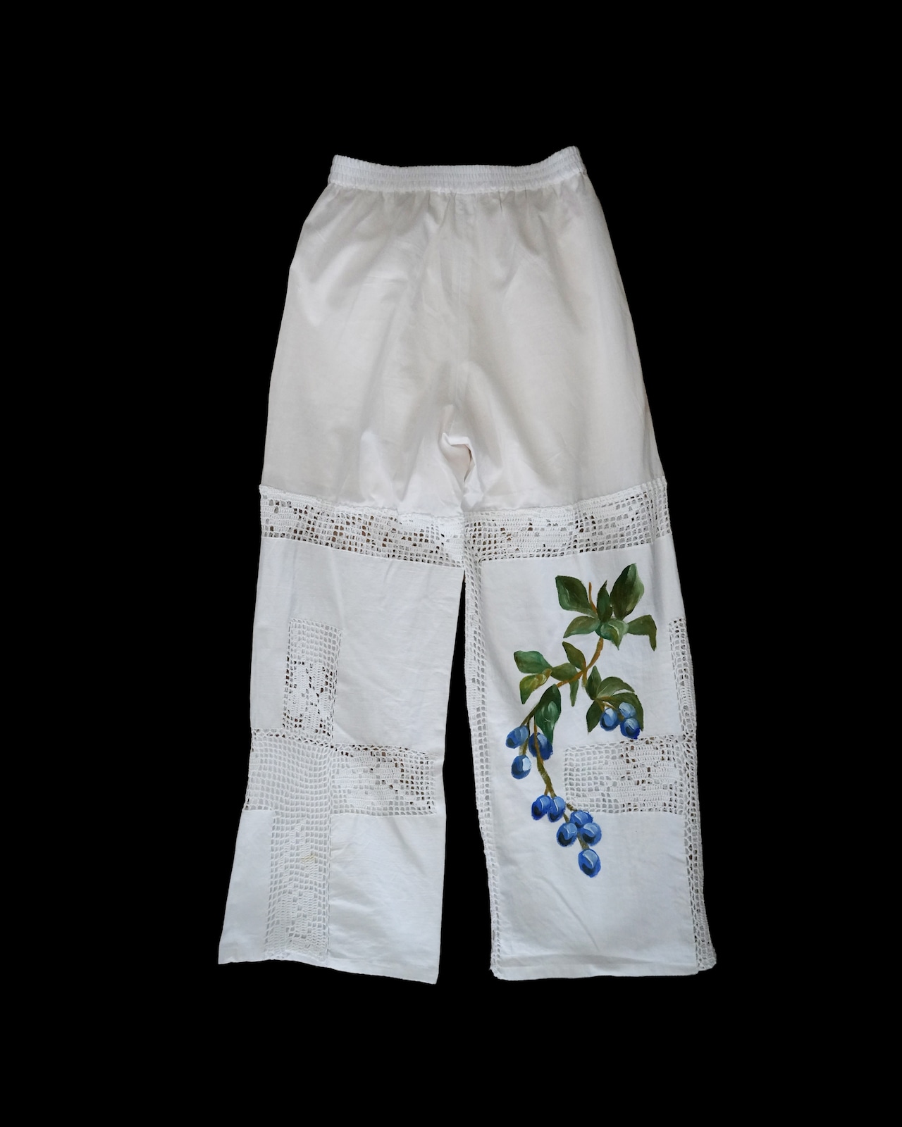 vintage lace pants grape