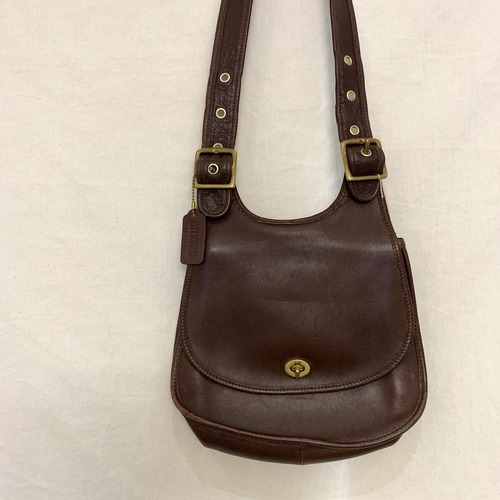 old coach leather bag