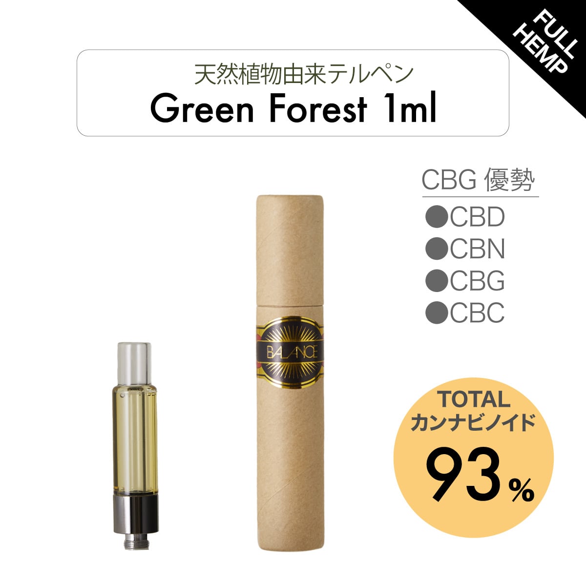 H/CH 35%リキッド 1ml OGKUSH crdp cbd - リラクゼーショングッズ