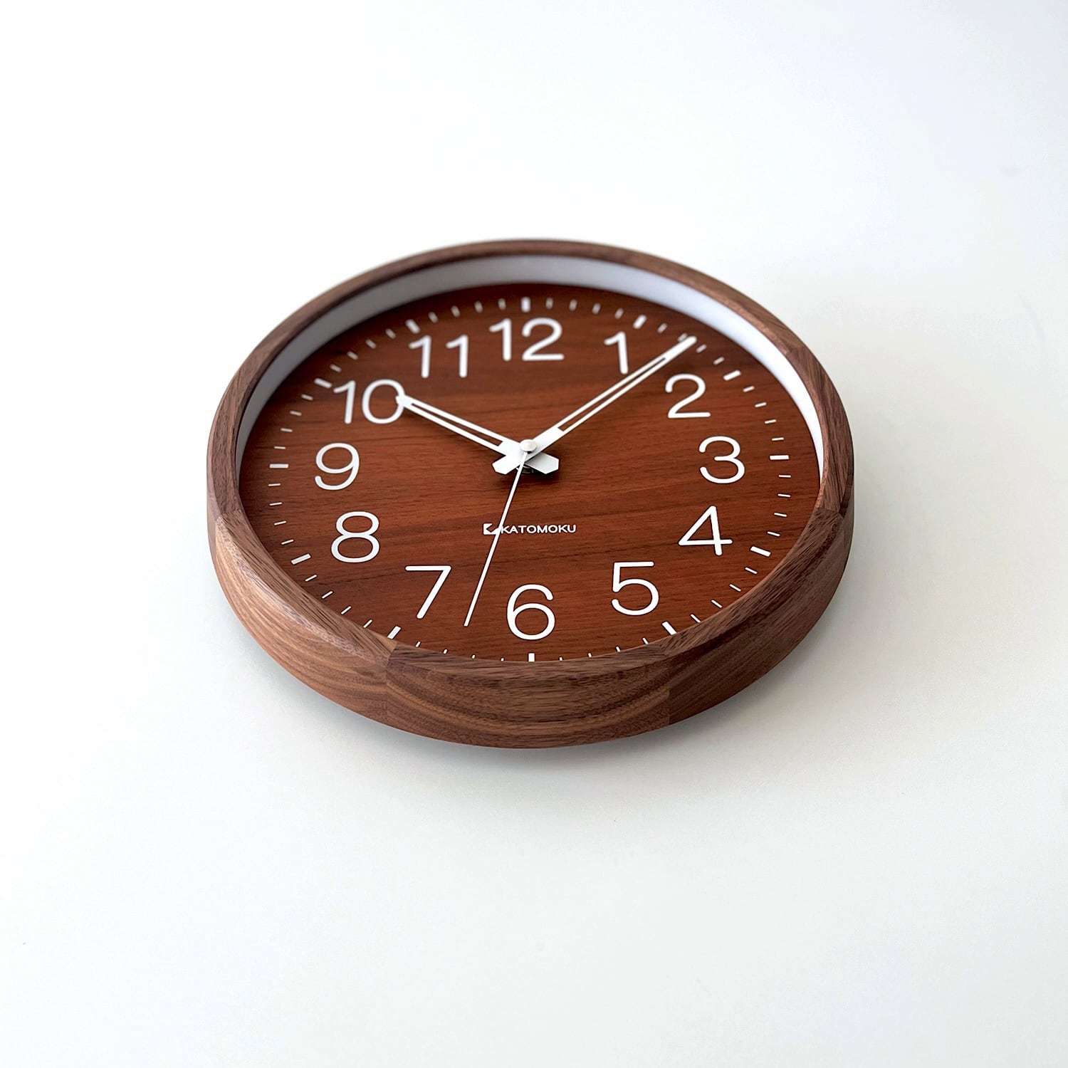 KATOMOKU muku clock 2 ウォールナット km-46WA 掛け時計 | 加藤木工