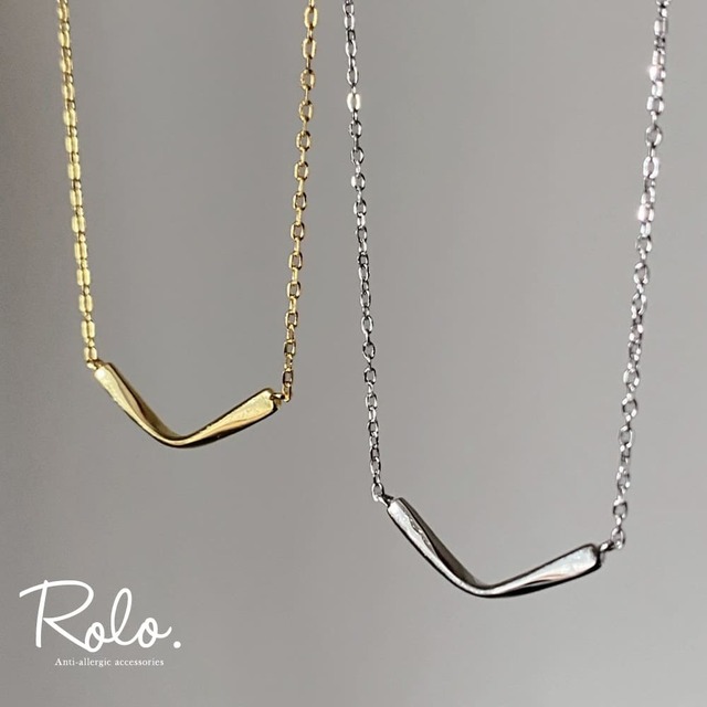 ニュアンスVカーブネックレス SV925