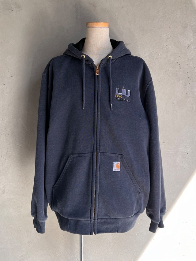 "carhartt" LIU Post ジップアップフーディー