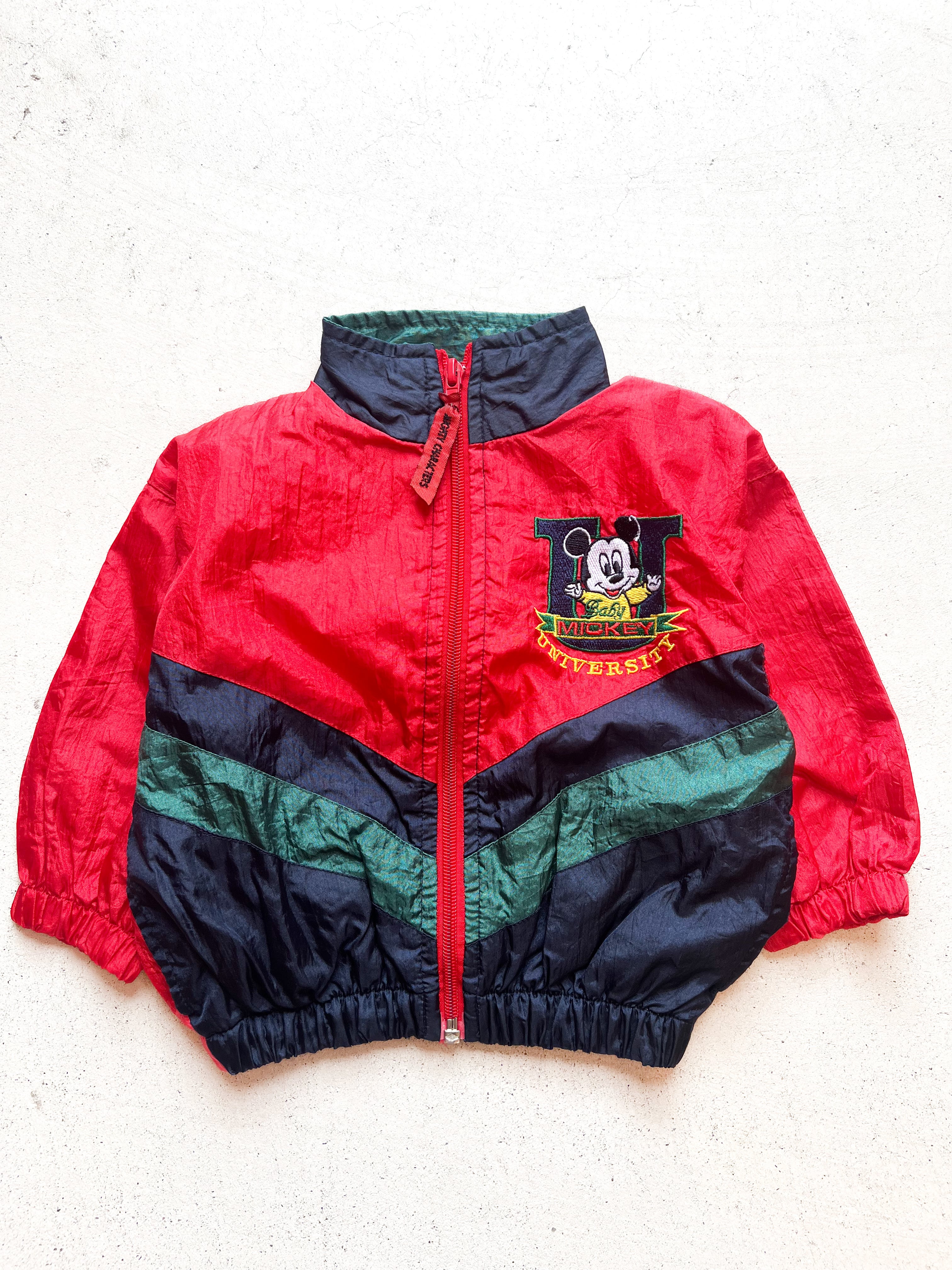 【90cm】VINTAGE 80's ディズニー ベビーミッキーウインドブレーカー【9891】