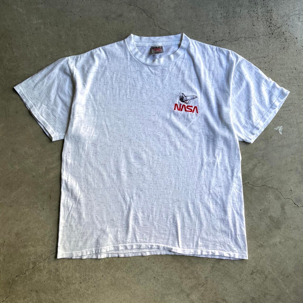 90年代 NASA 企業ロゴ刺繍 Tシャツ メンズXL 古着 90s ビンテージ