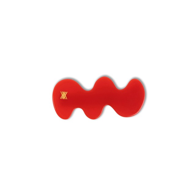 【 Repose AMS 26AW 】 wavy hair clip / firecracker red FCR