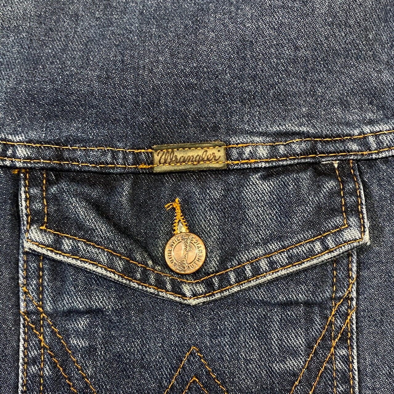 90年代 ビンテージ Wrangler ラングラー デニムジャケット Gジャン 