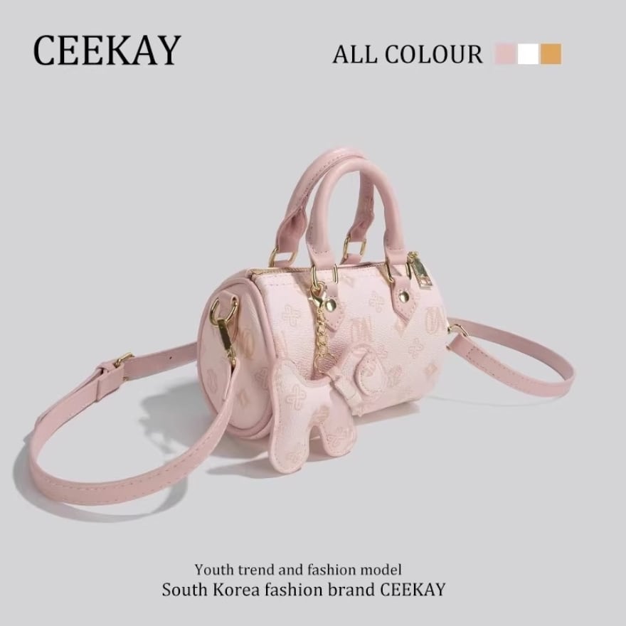 SEASONZ ラウンド型 ファッションバッグ ショルダーバッグ マスコット プチプラ