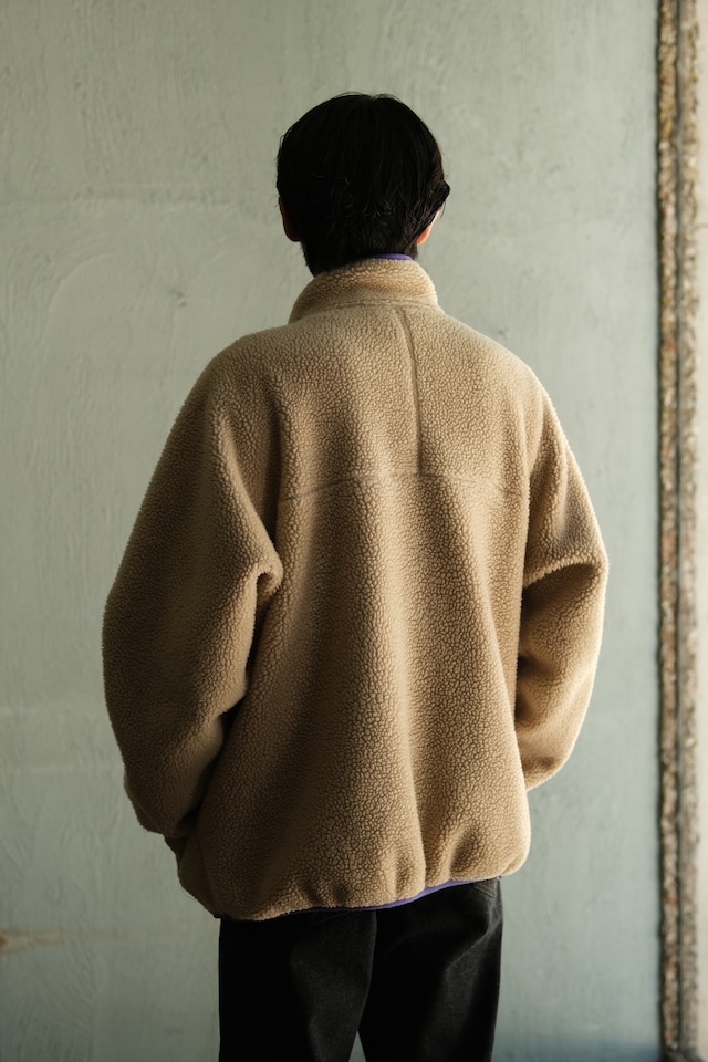 Utah/90's "patagonia" retro cardigan/made in usa/natural,purple