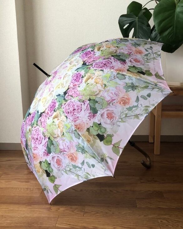 【受注生産】和薔薇とツマキチョウの雨傘