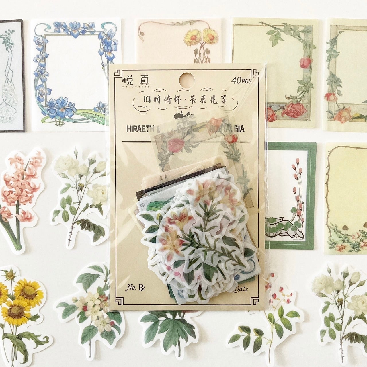 フレークシール flower set