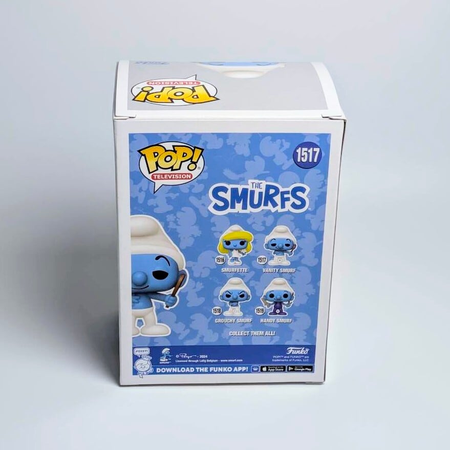 ☆US直輸入☆ FUNKO 【 POP! TELEVISION VINYL FIGURE THE SMURFS VANITY SMURF ・スマーフグッズ コレクション 】 ビニールフィギュア〚アメリカン雑貨 アメトイ〛